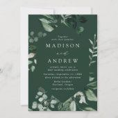 Invitation Mariage de cadre verdoyant (Devant)