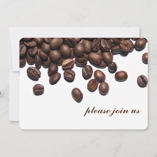 Invitation Mariage de café (Dos)