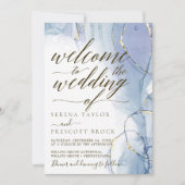 Invitation Mariage de calligraphie aquarelle téléchargeable (Devant)