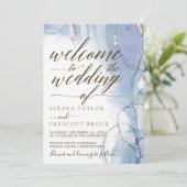 Invitation Mariage de calligraphie aquarelle téléchargeable (Debout devant)