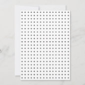 Invitation mariage de calligraphie de script cursive "We do" (Dos)