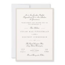 Mariage de calligraphie minimaliste élégant