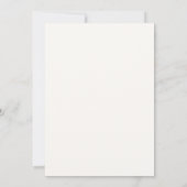 Invitation Mariage de calligraphie minimaliste moderne (Dos)
