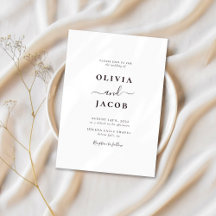 Mariage de calligraphie minimaliste moderne