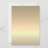 Invitation Mariage de calligraphie moderne turquoise (Dos)