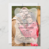 Invitation Mariage de calligraphie photo moderne (Devant)