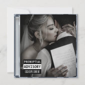 Invitation Mariage de capot Coque CD de musique (Devant)