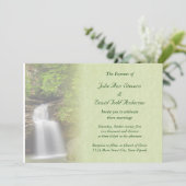 Invitation Mariage de cascade (Debout devant)