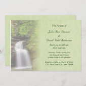 Invitation Mariage de cascade (Devant / Derrière)