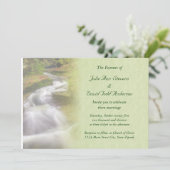 Invitation Mariage de cascade (Debout devant)