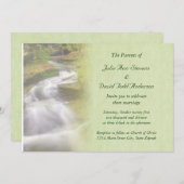 Invitation Mariage de cascade (Devant / Derrière)