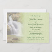 Invitation Mariage de cascade (Devant)