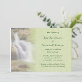 Invitation Mariage de cascade (Debout devant)