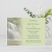 Invitation Mariage de cascade (Debout devant)