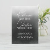 Invitation Mariage de charbon (Debout devant)