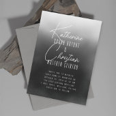 Invitation Mariage de charbon