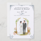 Invitation Mariage de charme rustique intemporel (Devant)