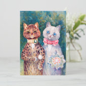 Invitation Mariage de chat, Mariage, Mariée, Mariée, Louis Wa (Debout devant)