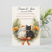 Invitation Mariage de chats californiens (Debout devant)