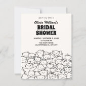 Invitation Mariage de chats mignons (Devant)