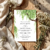 Invitation Mariage de code QR du budget de la plaie de l'arbr