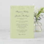 Invitation Mariage de code QR écologique (Debout devant)