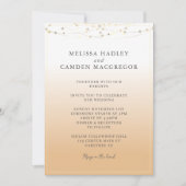 Invitation Mariage de code QR élégant pour le ton de la Terre (Devant)