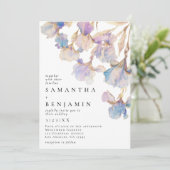 Invitation Mariage de code QR Iris (Debout devant)