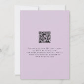 Invitation Mariage de code QR Iris (Dos)