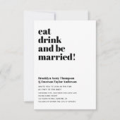 Invitation Mariage de code QR ultra moderne (Devant)