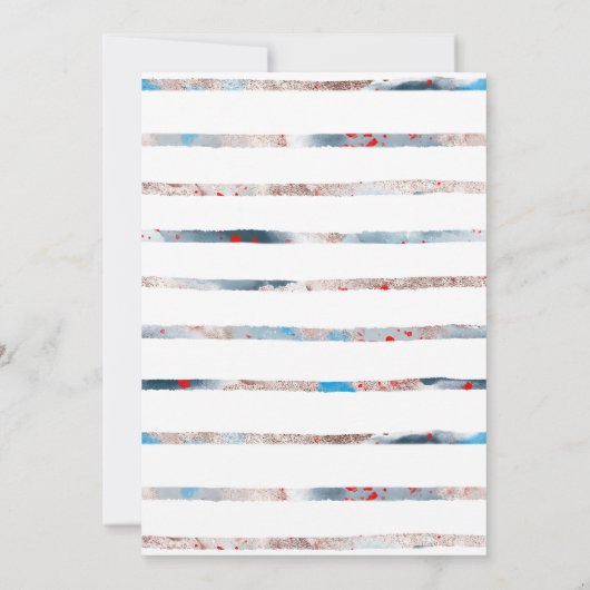 Invitation Mariage de coeur Boho rose pâle et en plumes (Dos)