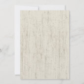 Invitation Mariage de coeur sculpté (Dos)