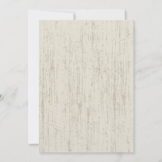 Invitation Mariage de coeur sculpté (Dos)