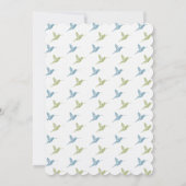 Invitation Mariage de colibris (Dos)