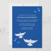 Invitation Mariage de colombe (Devant)