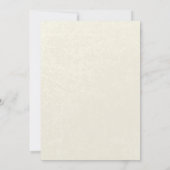 Invitation Mariage de conception de dentelle florale victorie (Dos)