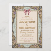 Invitation Mariage de Conte de Fées à l'Ancienne (Devant)