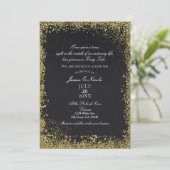 Invitation Mariage de conte de fées élégant de la princesse e (Debout devant)