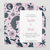 Invitation Mariage de Conte de Fées Enchanté (Devant / Derrière)