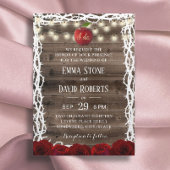 Invitation Mariage de contes de fées blanches de neige