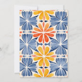 Invitation Mariage de couleurs Mariage d'été brillant et gras (Dos)