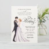 Invitation Mariage de Couple Anime (Debout devant)