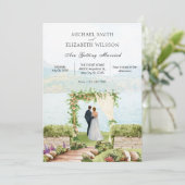 Invitation Mariage de couple de nature esthétique (Debout devant)