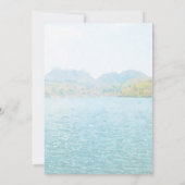 Invitation Mariage de couple de nature esthétique (Dos)