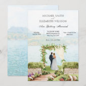 Invitation Mariage de couple de nature esthétique (Devant / Derrière)