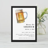 Invitation Mariage de couples drôles de miel (Debout devant)