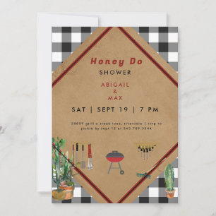 Invitation Mariage de couples Honey Do Shower III