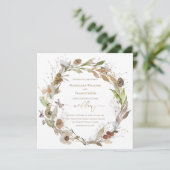 Invitation mariage de couronne (Debout devant)