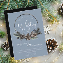 Mariage de couronne de Noël bleu et noir foncé