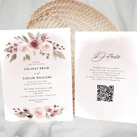 Mariage de couronne rose vif, une pièce